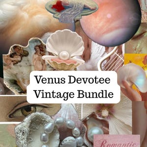 Venus Worship Vintage Bundle, Venus Devotee Worship Kit, Love Witch Mystery Bundle, Beginner Deity Work Kit, Vintage Pagan Love Witchcraft