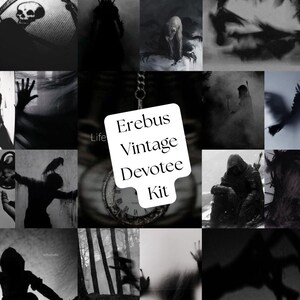 Erebus Worship Vintage Bundle, Vintage Witchcraft Tools, Hellenic Witch Mystery Bundle, Beginner Deity Work Kit, Chthonic Witch Goddess Kit