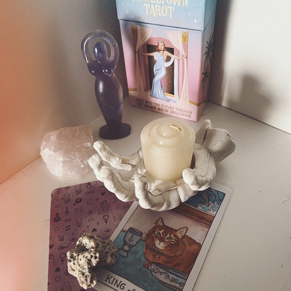 Hand Shaped Candle Holder Etsy