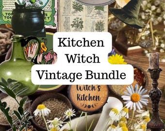 Kitchen Witch Mystery Box, Vintage Witchcraft Tools, Cottage Witch Mystery Bundle, Beginner Spellwork Kit, Secondhand Kitchen Witch Kit