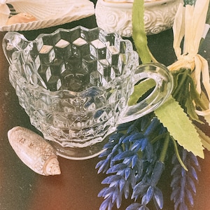 Vintage Glass Libations Cup, Ancestor Offering Chalice, Deity Offering Cup, Dionysius Offering Glass, Wine Glass For Altar