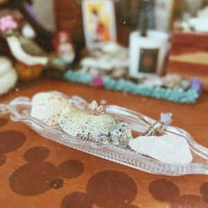 Vintage Corn Shaped Bowl, Demeter Offering Bowl, Deity Offering Plate, Harvest Deity Offering Plate, Demeter Altar Decor, Ancestor Offering