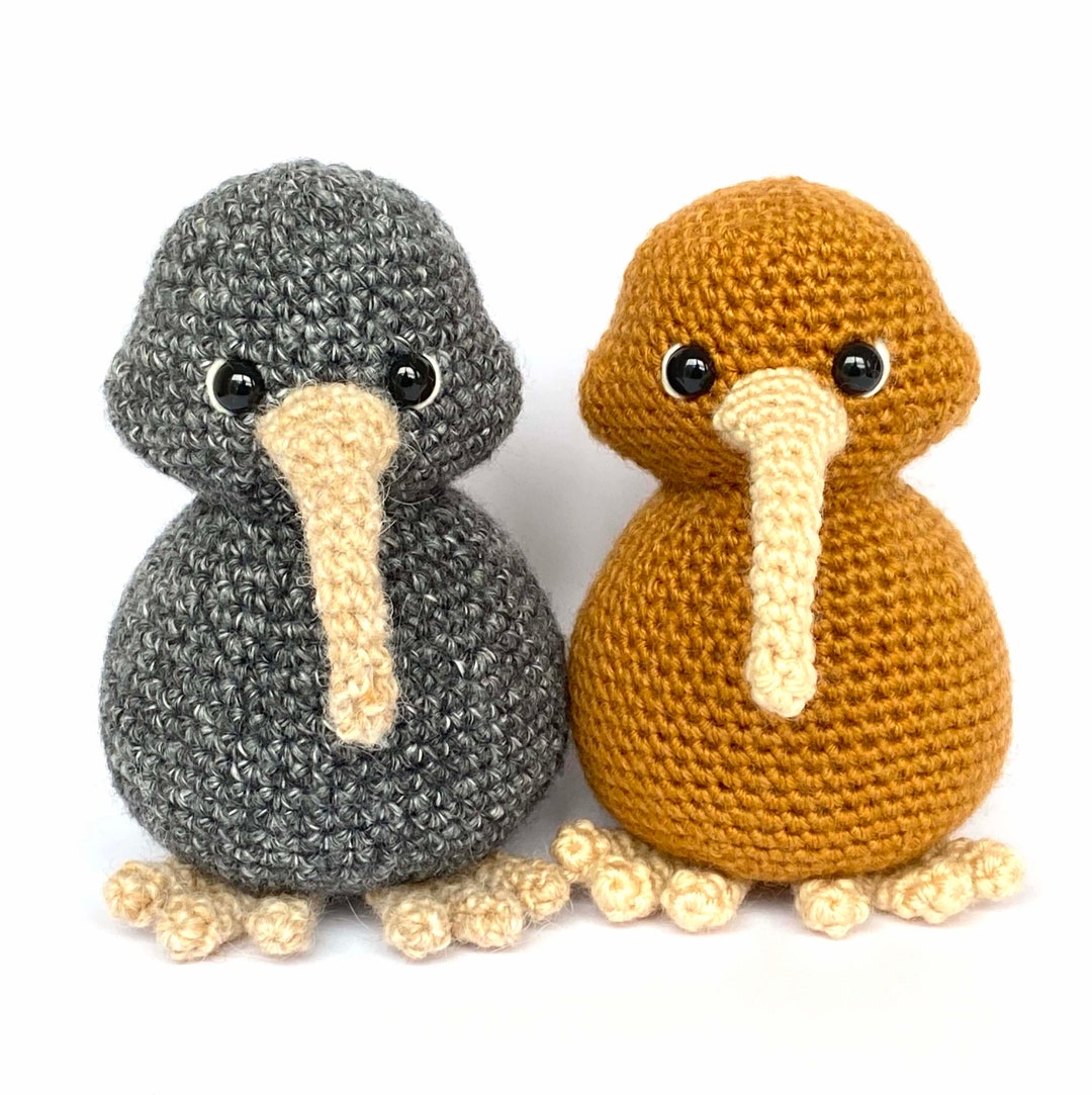 Iwi Bird Pattern PATTERN: Crochet Kiwi Bird Amigurumi - Easy Beginner Tutorial PDF in ...