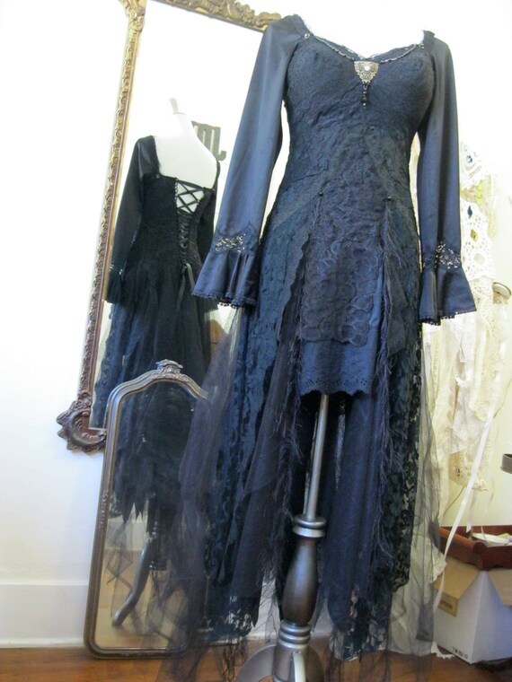 witchy wedding dress