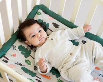 Wald erste Babydecke, Bio-Baumwolldecke