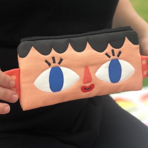 The Sunglasses facecase, Sunglasses Case, Cute Purse, Pencil case image 4