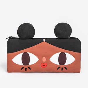 The muffin girl facecase, Sunglasses Case, Cute Purse, Pencil case,