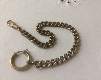 brass pocket watch chain