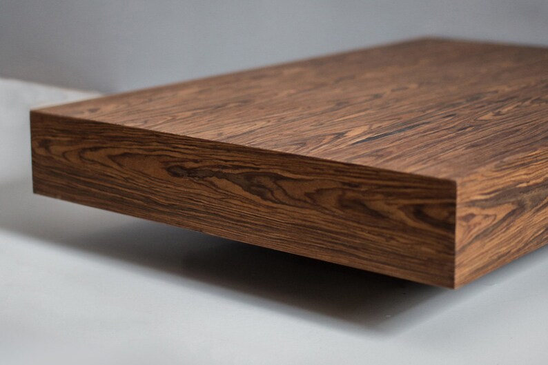 Modern Low Profile Square Coffee Table Contemporary Design Etsy