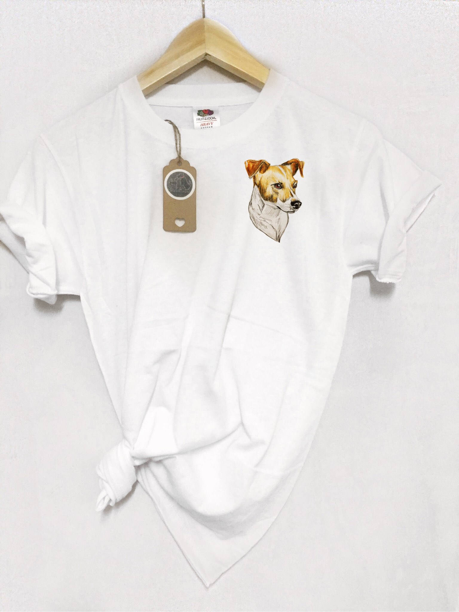 Jack Russell tshirt jack Russel terrier gift pocket dog tee Etsy