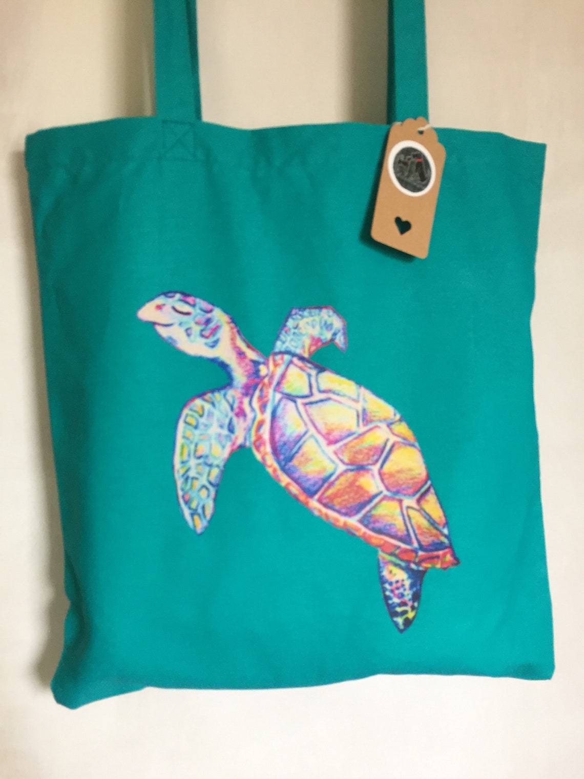 Colourful turtle bag sea life bag sea creature bag turtle Etsy