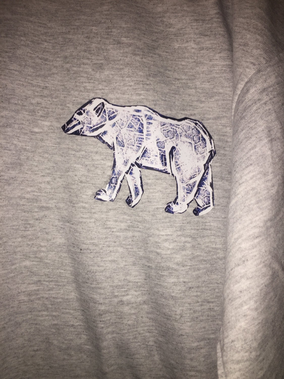 Polar Bear T-Shirt Aztec polar bear tee gifts for animal | Etsy
