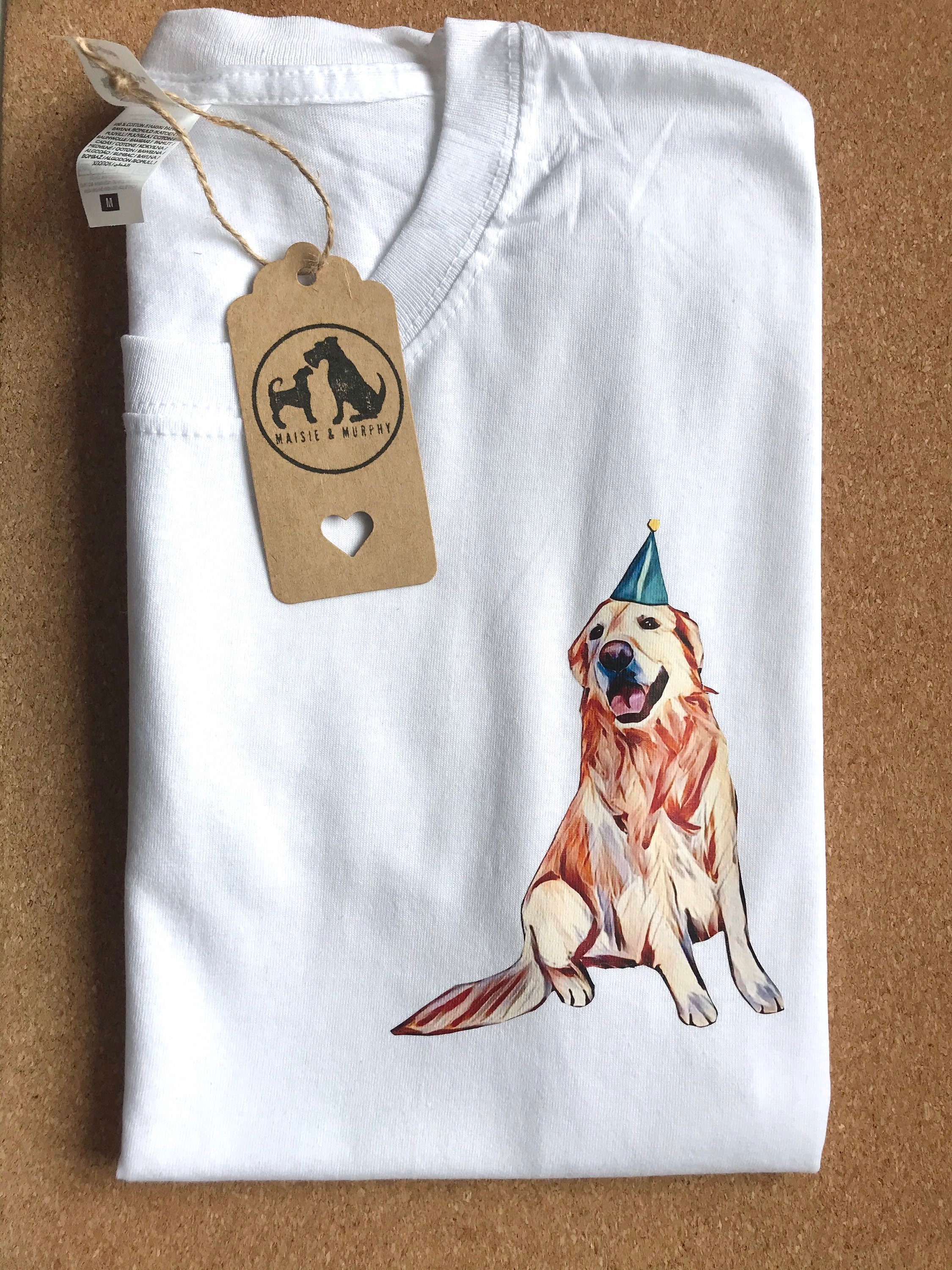 Colourful golden retriever tshirt the perfect gift for dog Etsy