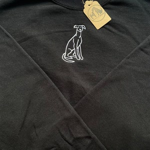 Embroidered Sighthound Sweatshirt Gifts for Dog Lovers. Minimal yet ...