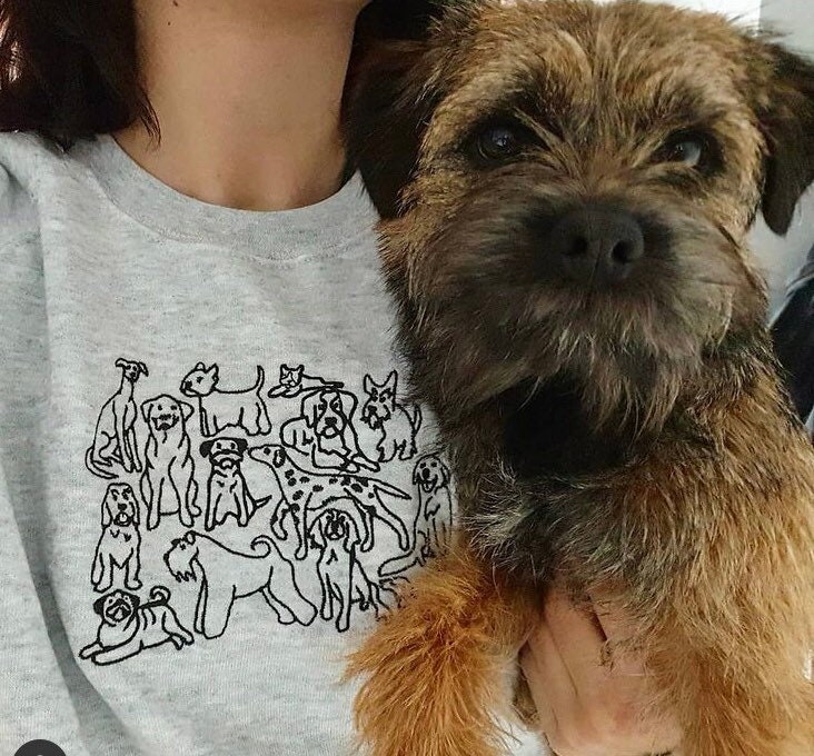 etsy dog sweatshirt