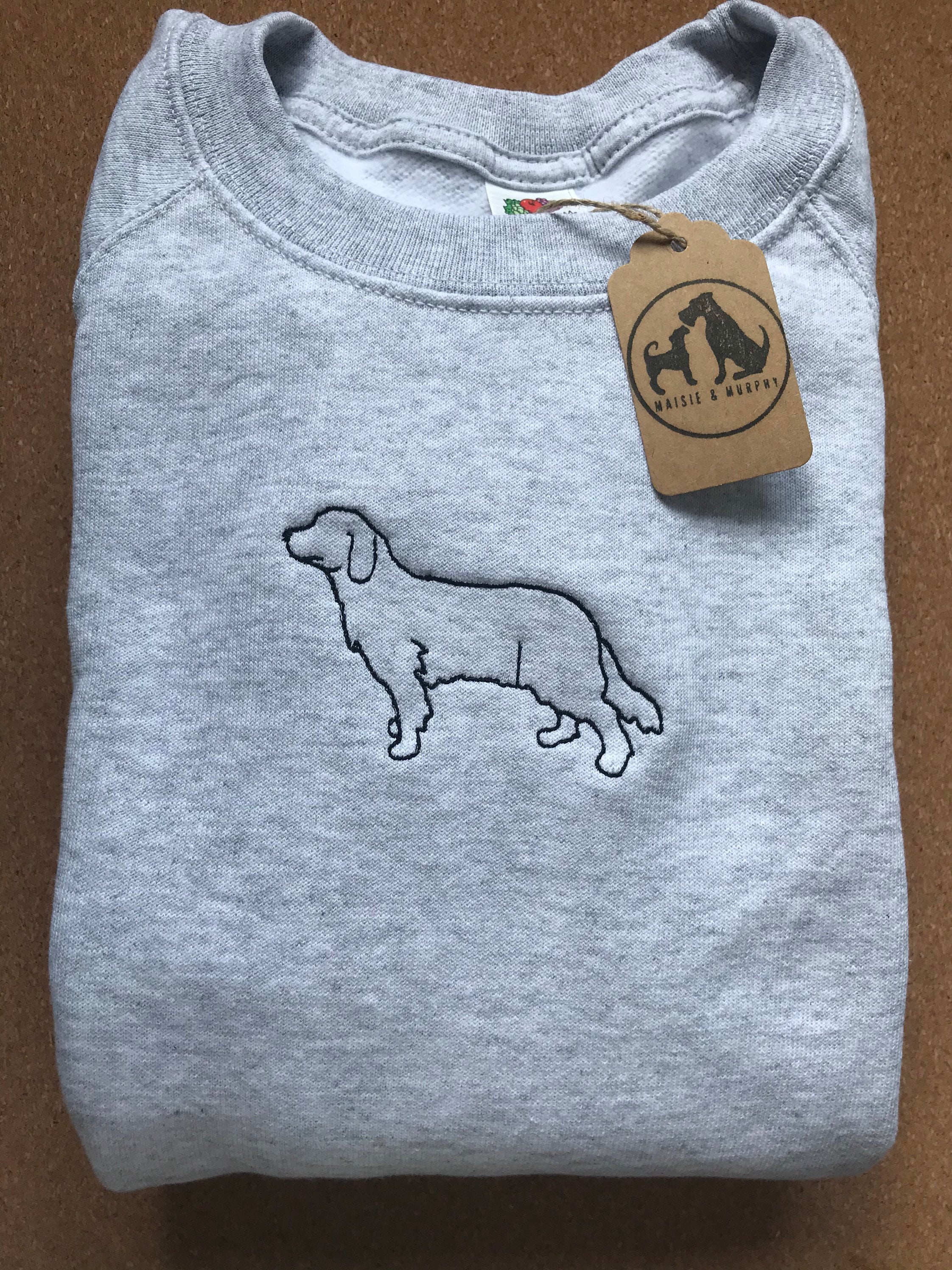 Golden Retriever Silhouette Sweatshirt Gifts for Goldie - Etsy