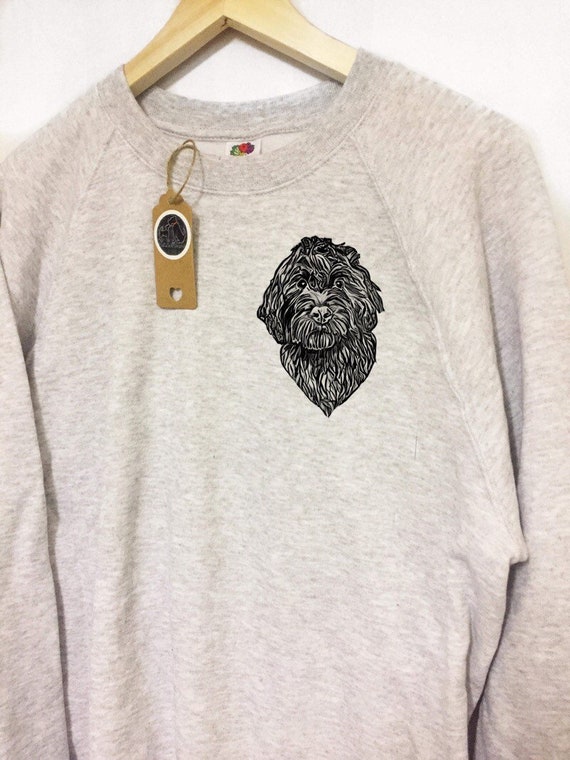 dog print jumper
