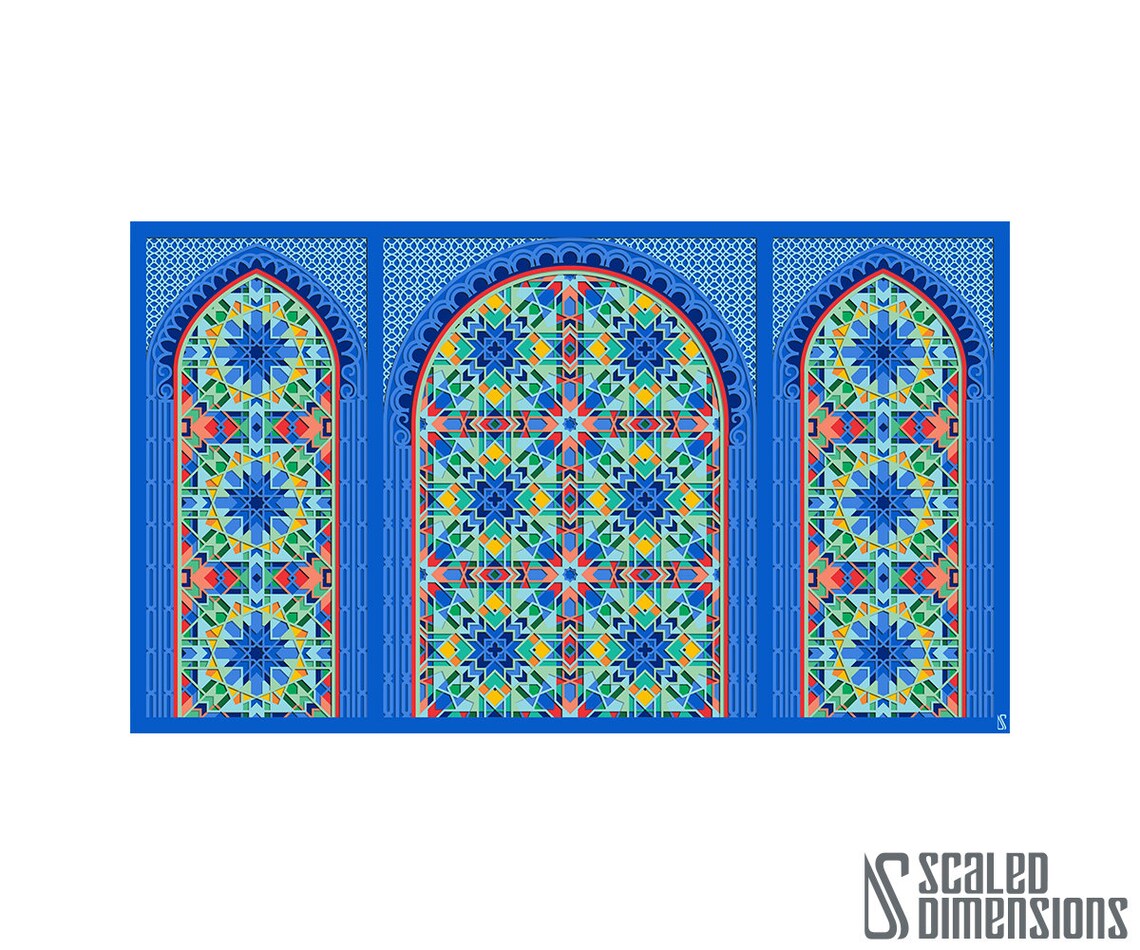 Printable Modern Art Deco Wall Art / Living Room Wall Print / Arabic ...