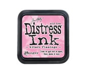 New Color - Tim Holtz Distress INK PAD by Ranger Kitsch Flamingo