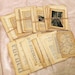 1800s-1900s Vintage Book Pages Assorted Vintage Book Pages 25 pc - Junk Journal Supply, Vintage Paper, Vintage Crafts, Craft Kit 
