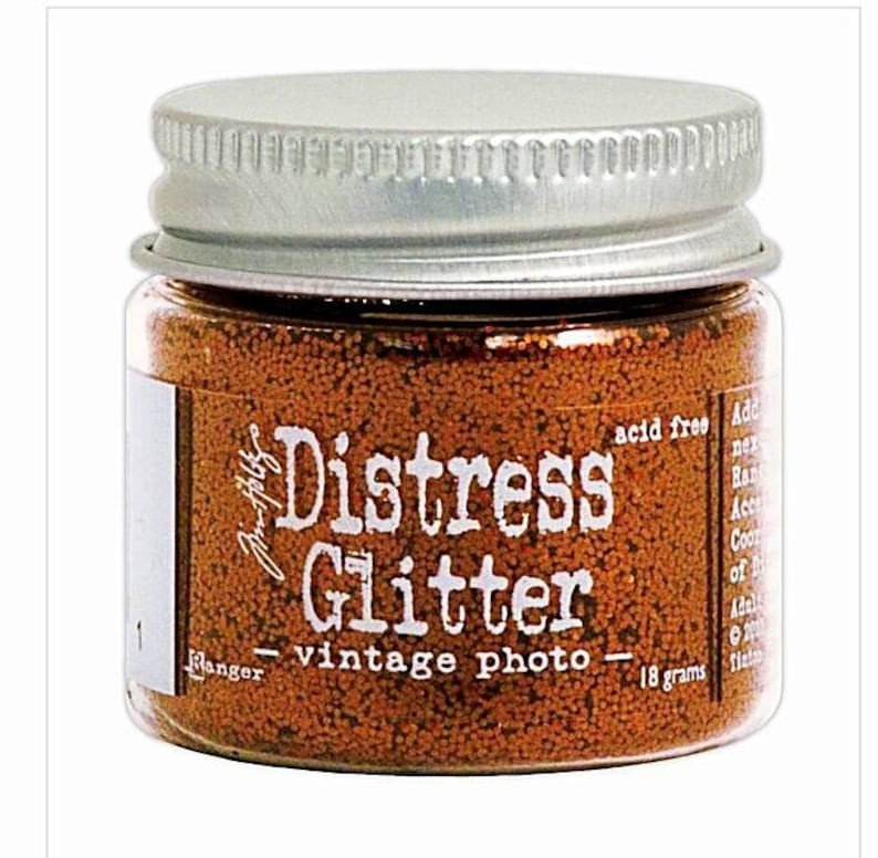 Vintage Photo Tim Holtz Distress Glitter by Ranger 1 oz