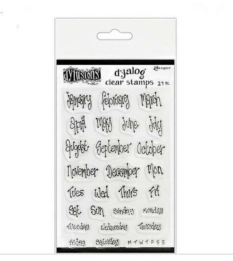 Ranger DYB65401 Dyan Reaveleys Dylusions Clear Stamps 4X8-Whatever