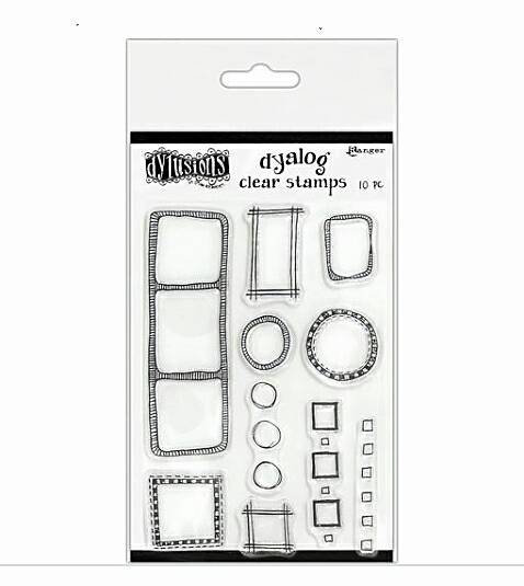 Ranger DYB65401 Dyan Reaveleys Dylusions Clear Stamps 4X8-Whatever