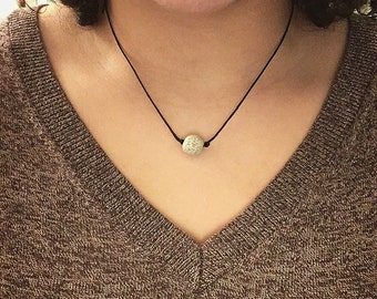 Essential Oil Diffuser Lava Stone Necklace