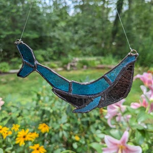 Right Whale, Stained Glass Sun Catcher