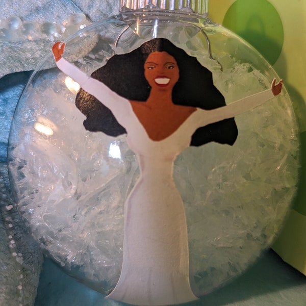 Hand Made Christmas Ornament - No Mountain High Enough.