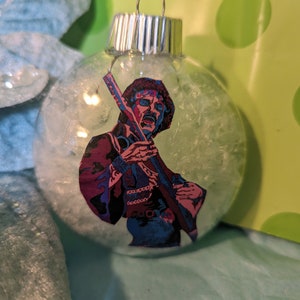 Handmade Christmas Ornament - Purple