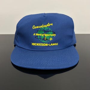 Vintage NEW 90s Hickeson-Langs Supply Company Trucker SnapBack Hat Cap