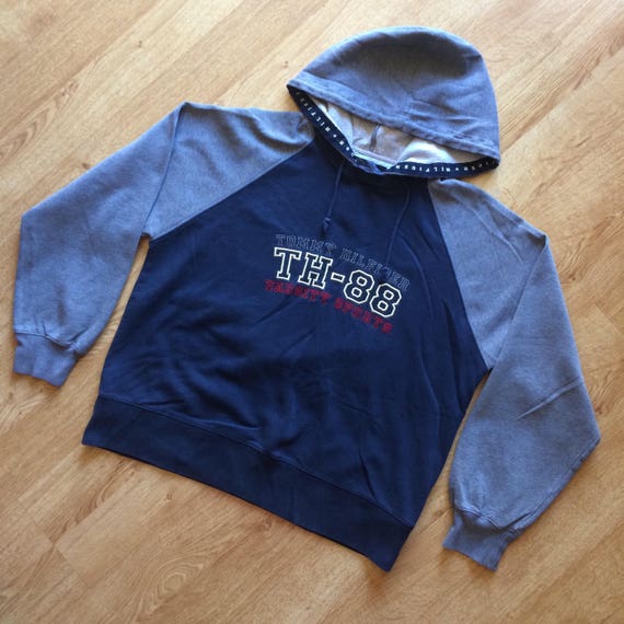 Tommy hilfiger hoodie light cheap blue