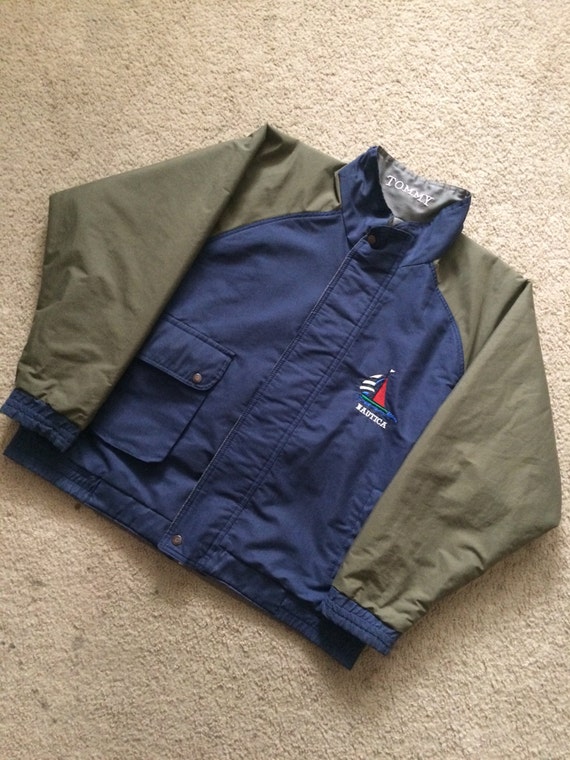 Vtg 90s Tommy Hilfiger/Nautica Sailing reversable… - image 1