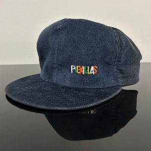 Vintage 80s Plexiglas Corduroy Trucker  SnapBack Hat Cap