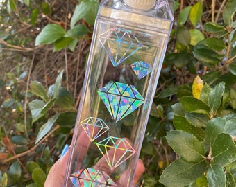 Diamond Milk Cup | Milk Carton Cup | Reusable Cup