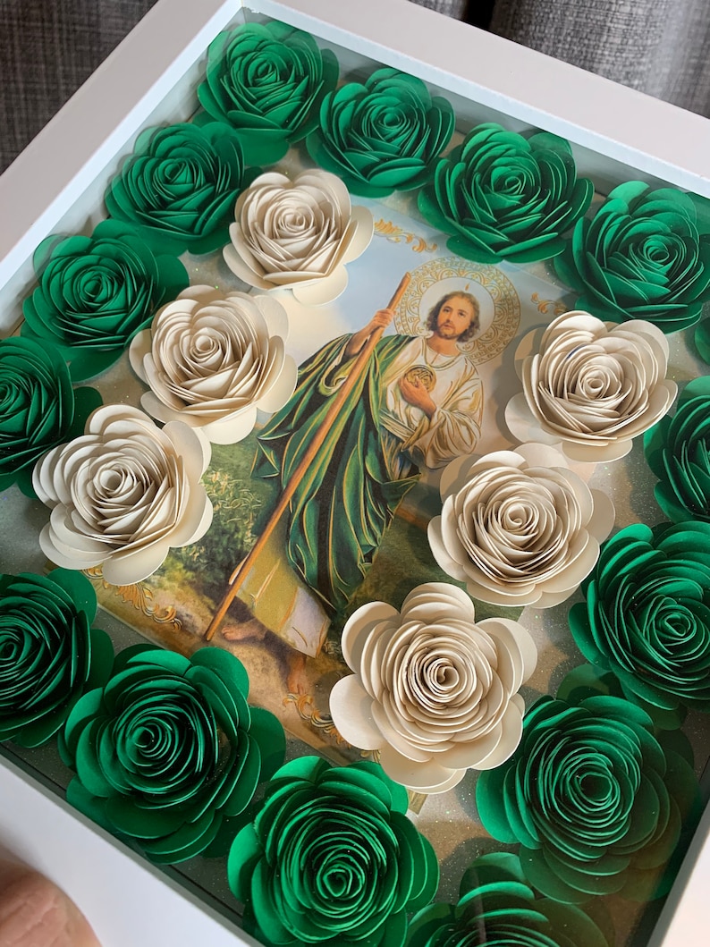 San Judas Tadeo Shadow Box Etsy