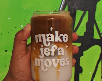 Glass Can Cup