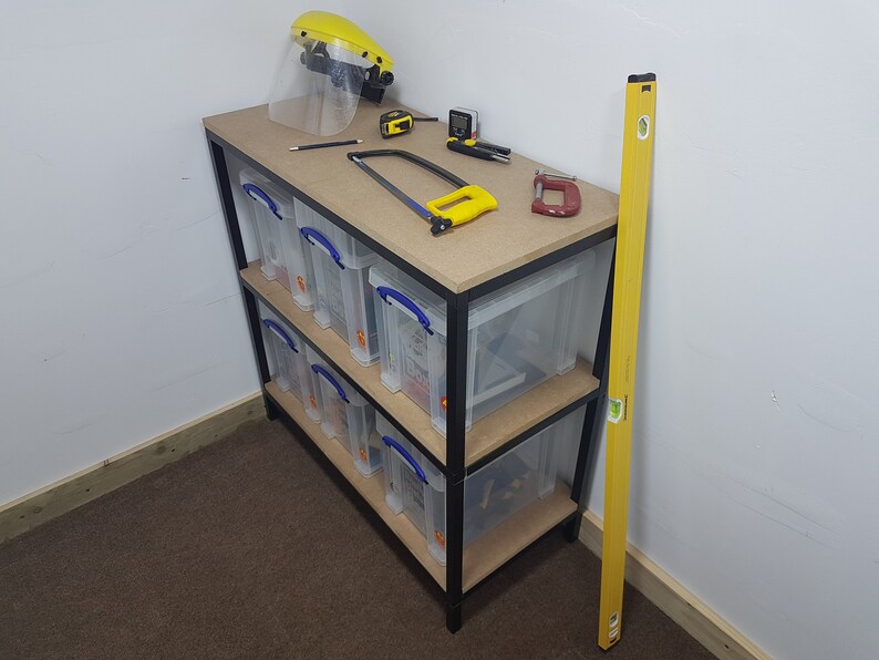 19L XL Really Useful Boxes Storage Shelves DIY Plans and Build Guide