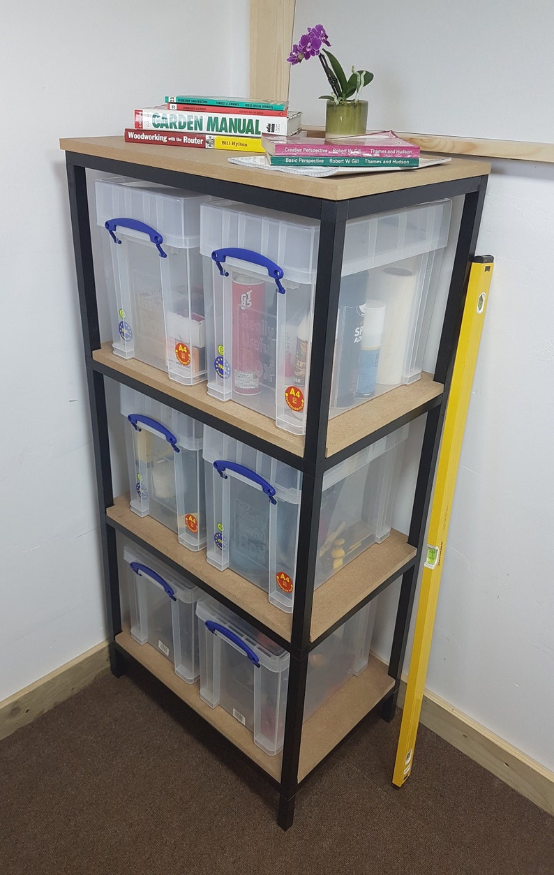19L XL Really Useful Boxes Storage Shelves DIY Plans and Build Guide