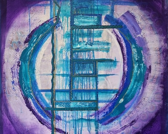 12 Year Cycle Large Acrylic Painting