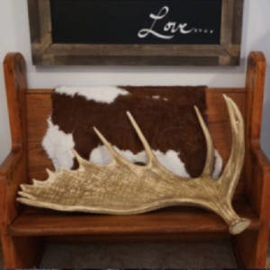 Faux Moose Antler Decor Rustic Individually Handcrafted For Excellence