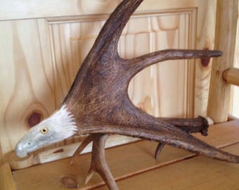 moose antler carving etsy