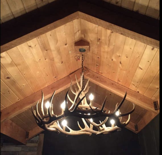Moon River Elk Antler Chandelier Rustic Kitchen Island Pendant Ceiling  Lights Individually Handcrafted for Excellence 