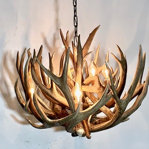 Badlands Deer or Elk Antler Chandelier Pendant Individually Handcrafted For Excellence by a Professional Artisan When Only the BEST Will Do!