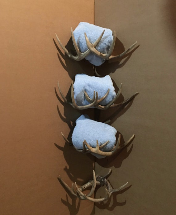 Deer Antler Towel Rack Coat Rack Individually Handcrafted For Excellence