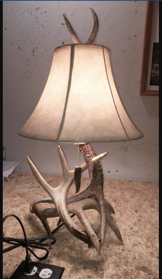 Home Garden Lamps Lighting Ceiling Fans Deer Antler Table