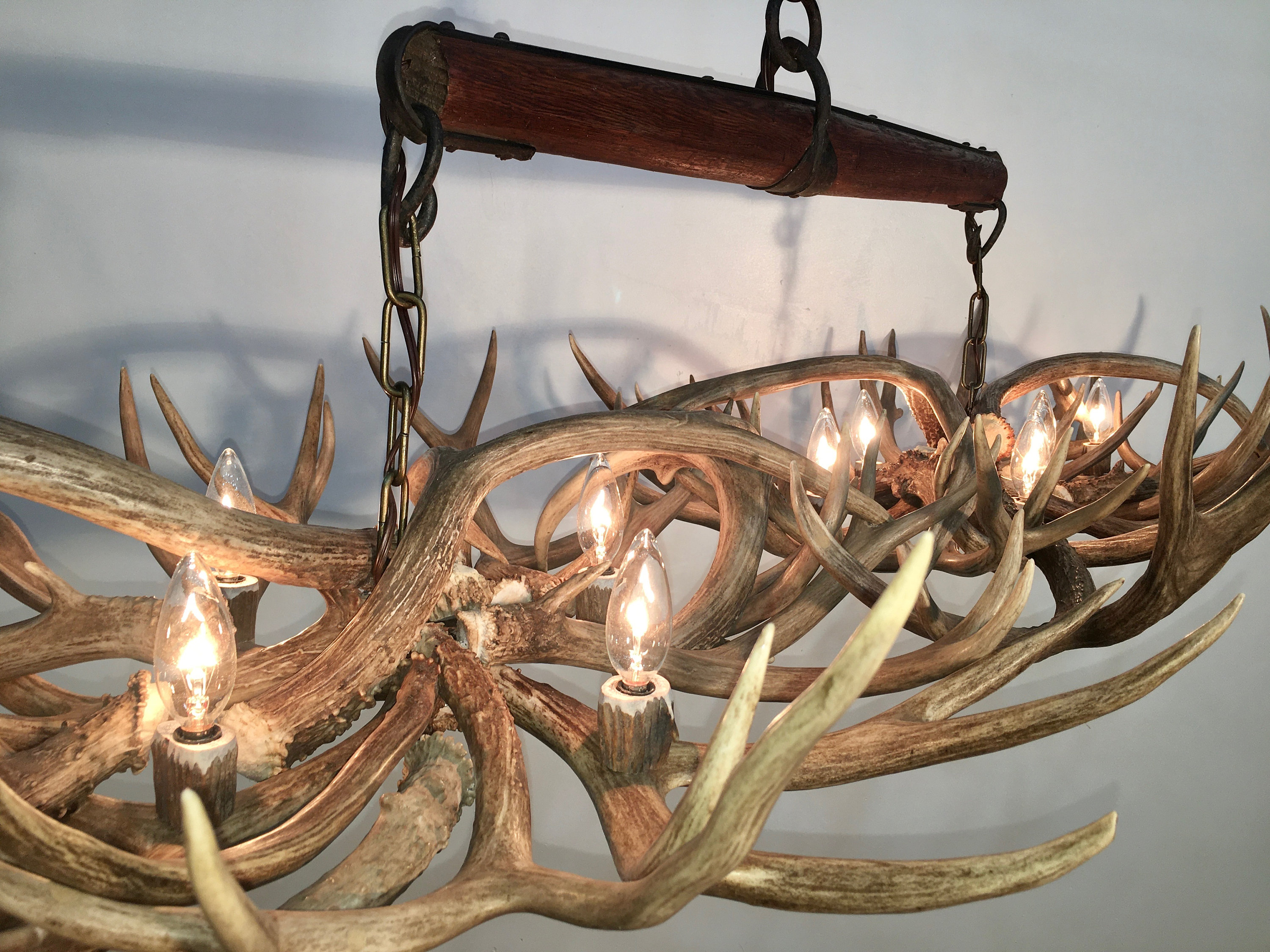 Elk antler chandeliers for sale deals