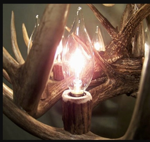 Round 2024 antler chandelier