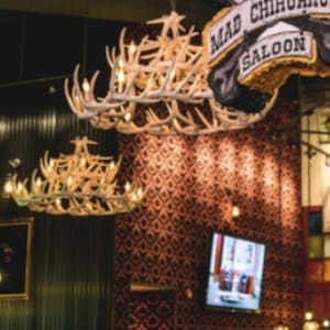 La Crosse Faux Deer Antler Chandelier Rustic Pendant Antler Ceiling Light 50&quot; W by 27&quot; T Individually Handcrafted For Excellence